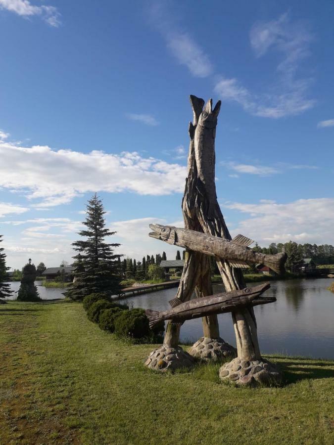 Апартаменты Dom Nad Stawem Przy Lesie Burkat Экстерьер фото